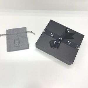 Uncommon James Jewelry Packaging Set‎ Black Gift Box Ribbon 4 Drawstring Pouches